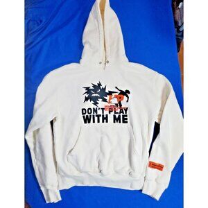 Heron Preston Hoodie Size Medium Street Wear Thick Heavy Duty Sweater Pullover
